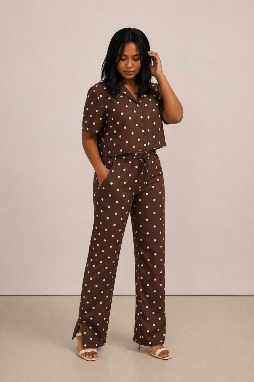 Polka Dot Chic Two Piece Set