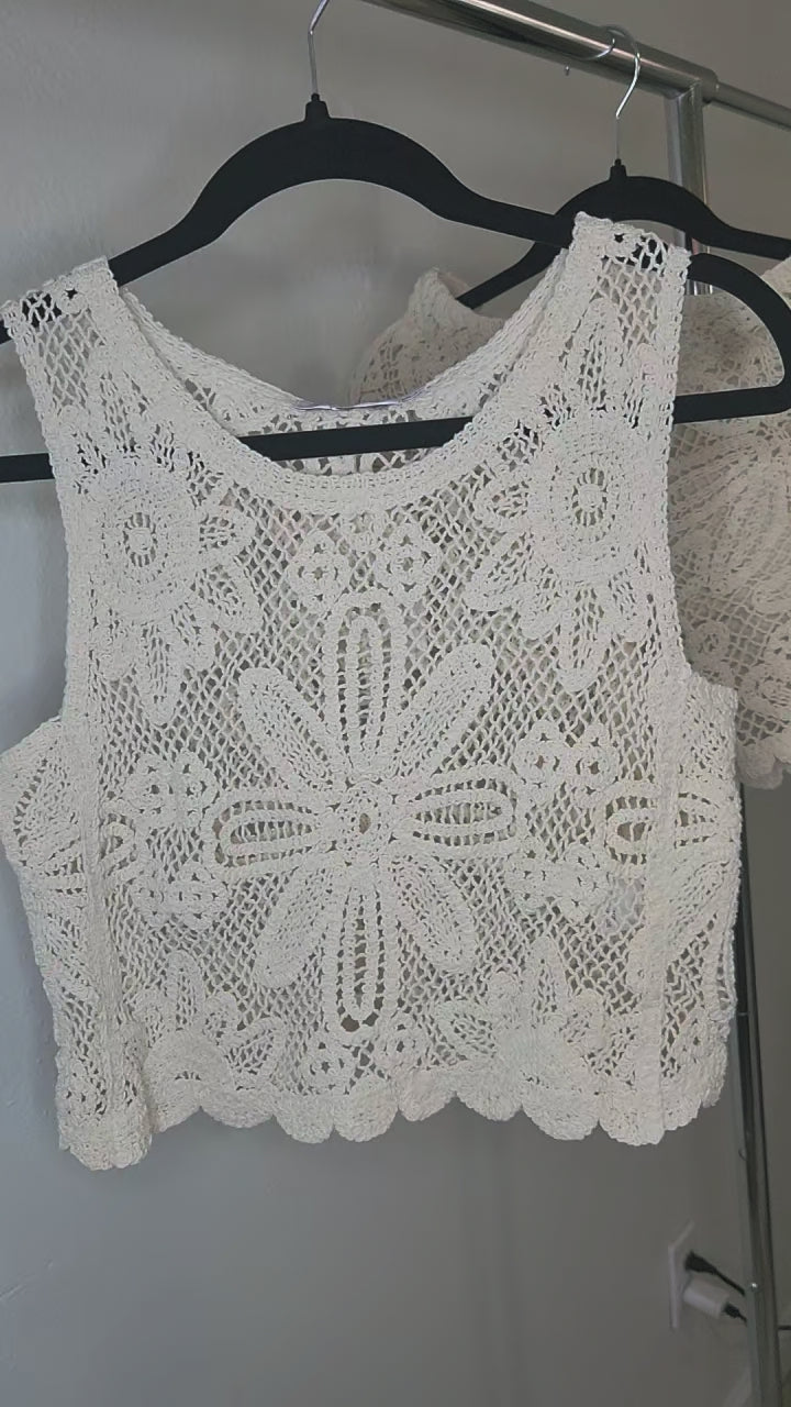Set Crochet Beige Elegance ✨