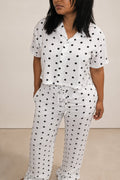 Brown & White Polka Dot Set 🤎🤍✨