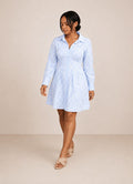 Blue Eyelet Mini Dress 💙✨